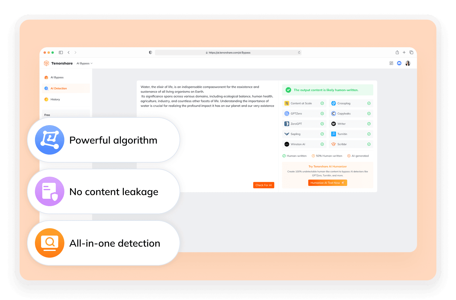 Natural Write Tenorshare AI Bypass Natural Write Tenorshare AI Bypass